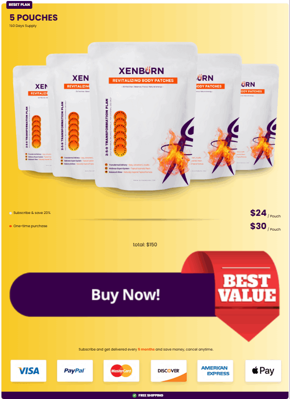 Buy XenBurn 5 Bottle
